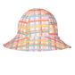 Acorn Floating Hearts Reversible Wide Brim Sunhat