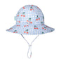 Acorn Cherry Checks Wide Brim Sunhat
