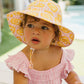 Acorn Lemonade Stripe Wide Brim Sunhat