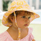 Acorn Lemonade Stripe Wide Brim Sunhat