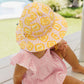 Acorn Lemonade Stripe Wide Brim Sunhat