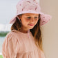 Acorn Blush Daisy Wide Brim Infant Hat