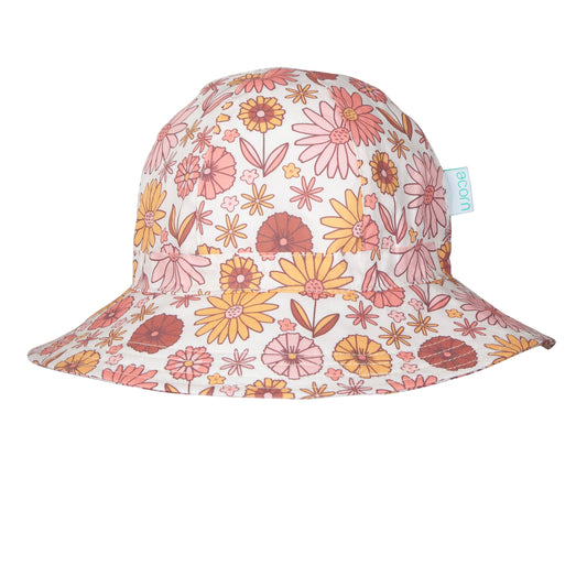 Acorn Retro Blooms Wide Brim Sunhat