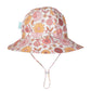 Acorn Retro Blooms Wide Brim Sunhat