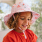 Acorn Striped Posy Wide Brim Sunhat
