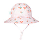 Acorn Striped Posy Wide Brim Sunhat