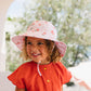 Acorn Striped Posy Wide Brim Sunhat