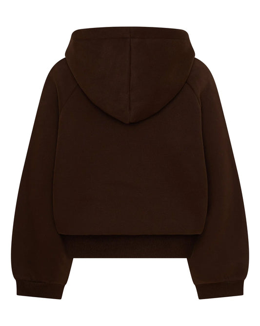 Sśaint Kids Tonal Hoodie Chocolate