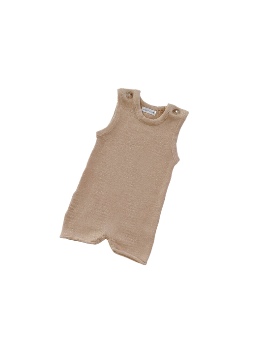 Ziggy Lou Summer Jumpsuit Sand Fleck