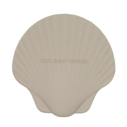 Golden child - Shell Baby Teether Taupe