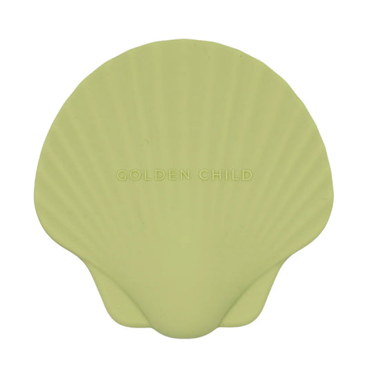 Golden Child - Shell Baby Teether Lime