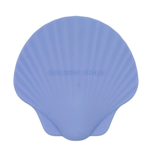 Golden Child - Shell Baby Teether Golden Blue