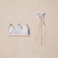 Noralee Crown + Wand Silver Sequin
