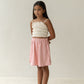 Illoura The Label Shirred Crop Ecru