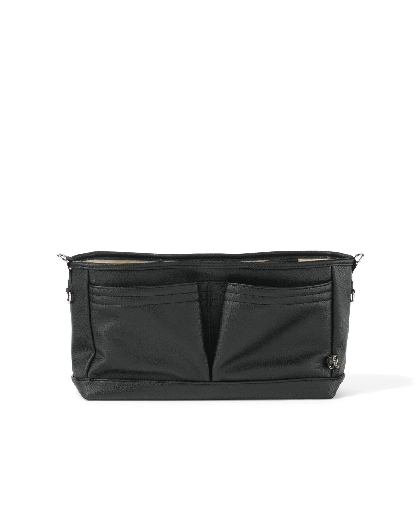 OiOi Dimple Vegan Leather Stroller Organiser Black