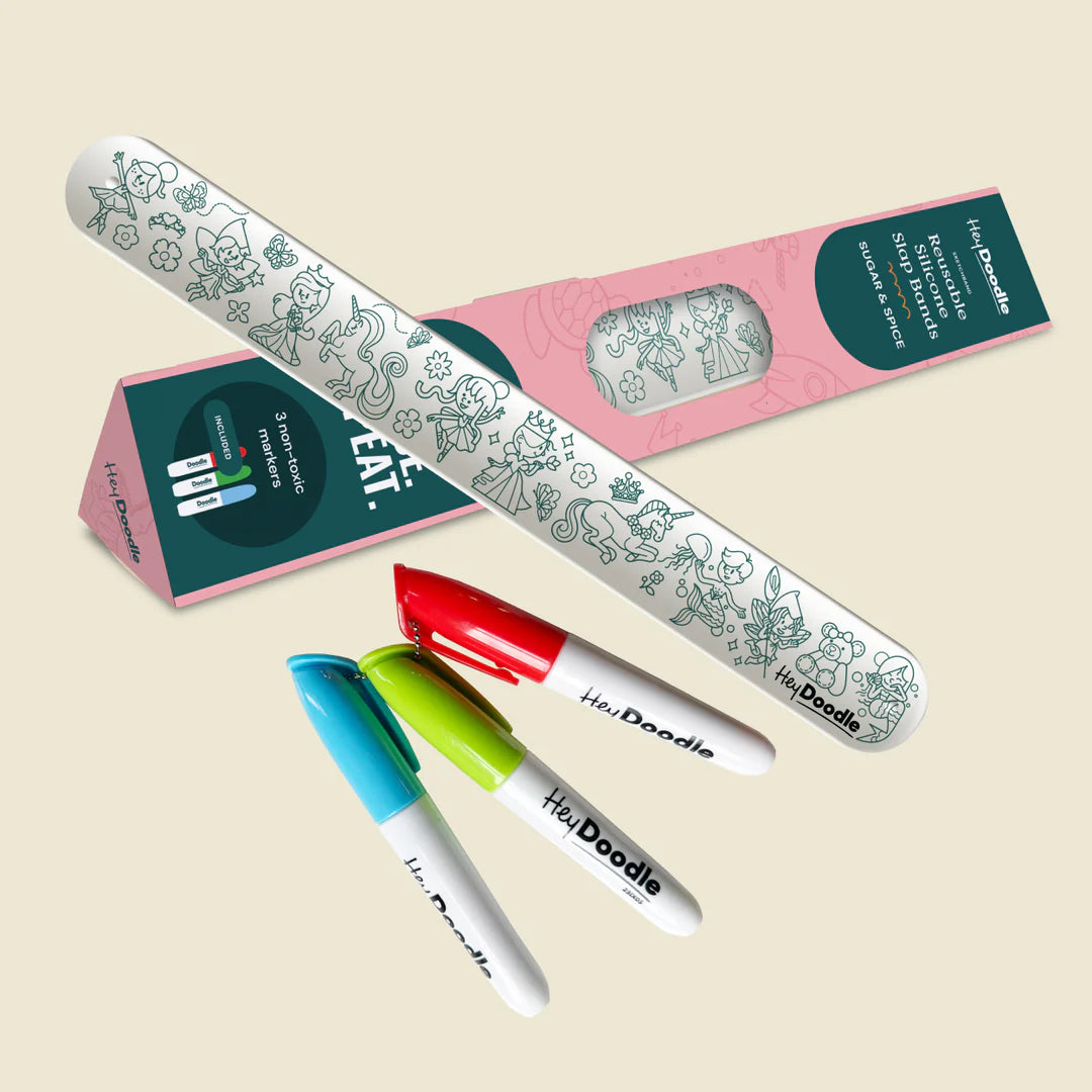 Hey Doodle Sketchband Reusable Colouring & Doodle Slap Bracelet