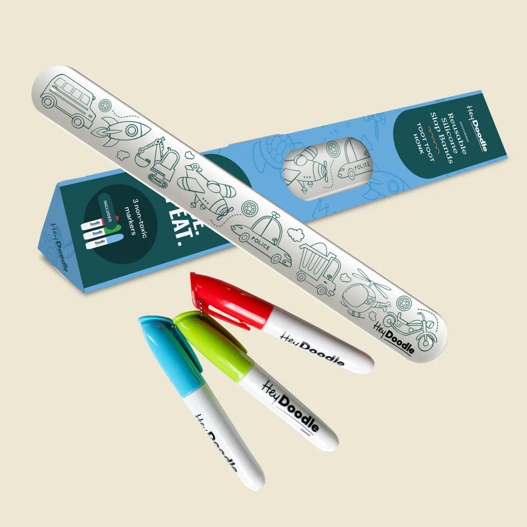 Hey Doodle Sketchband Reusable Colouring & Doodle Slap Bracelet