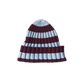 Grown Organic Striped Pixie Knit Beanie - Plum & Haze