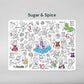 Hey Doodle Sugar & Spice Classic Colouring & Doodle Mat