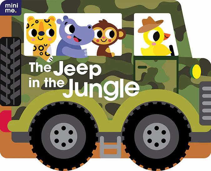 Book Mini Me - Shaped Board Book - The Jeep in the Jungle