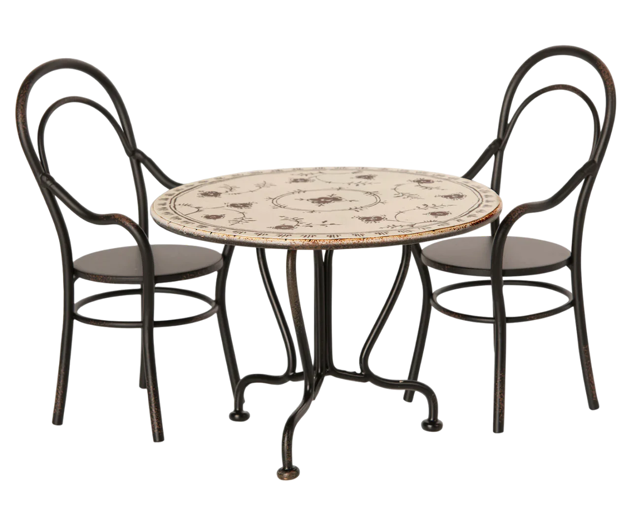 Maileg Dining Table Set With Two Chairs