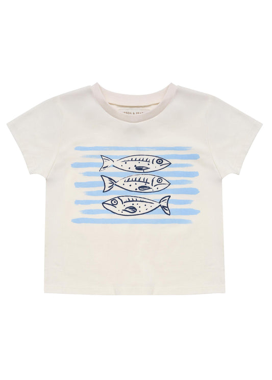 Pearson & Pearson Theo T-shirt Sardine Off-White