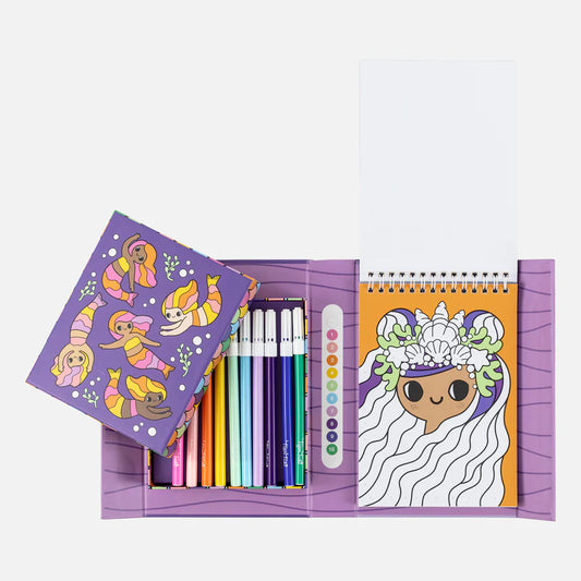 Tiger Tribe Colour By Numbers Mermaids And Friends
