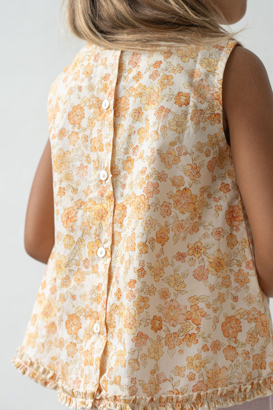 Illoura The Label Tilly Blouse Buttercup Print