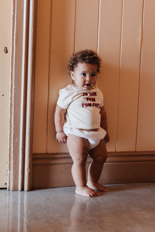 Pearson & Pearson Little Drummer Baby Custard