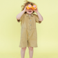 Grown Organic Summer Short Boilersuit Mustard