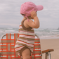 Grown Organic Sunshine Stripe Knit Romper