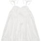 Bella and Lace White Rose Dress Coconut Blossom