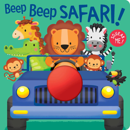 Book Squeak Me! Board Book Beep, Beep Safari!