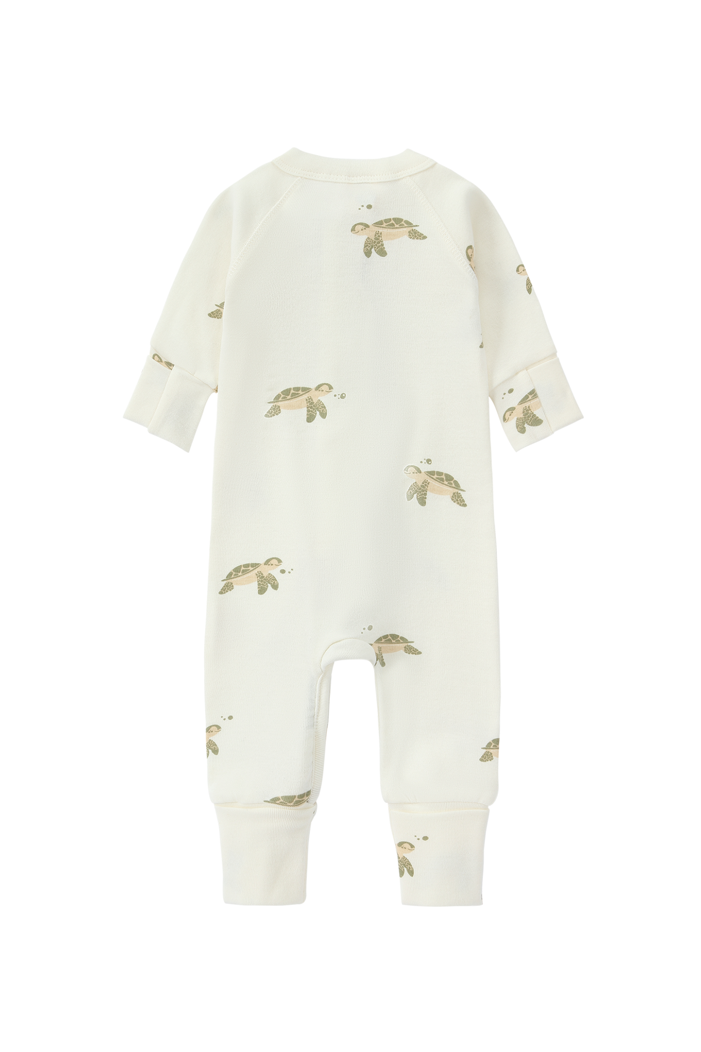 Susukoshi Zip Growsuit Long Sleeve Turtle