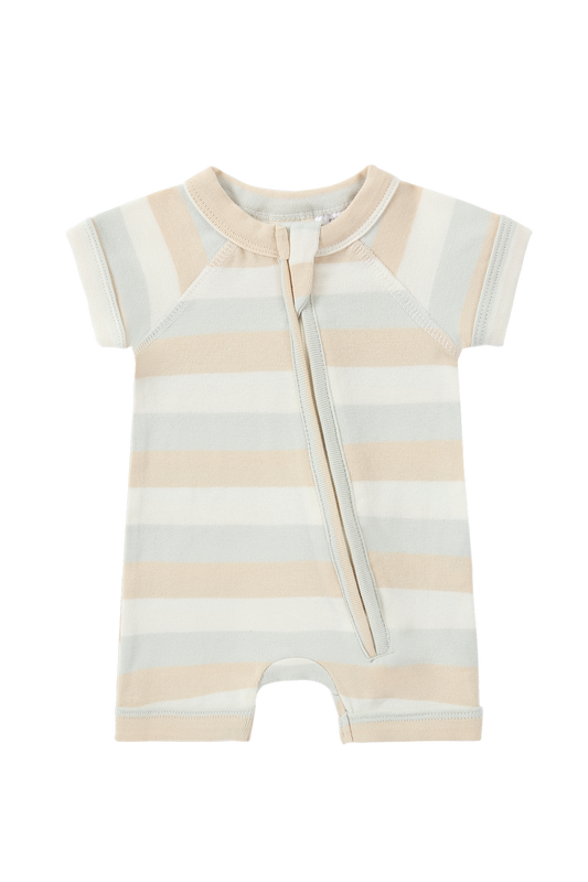 Susukoshi Zip Growsuit Short Sleeve Beach Days