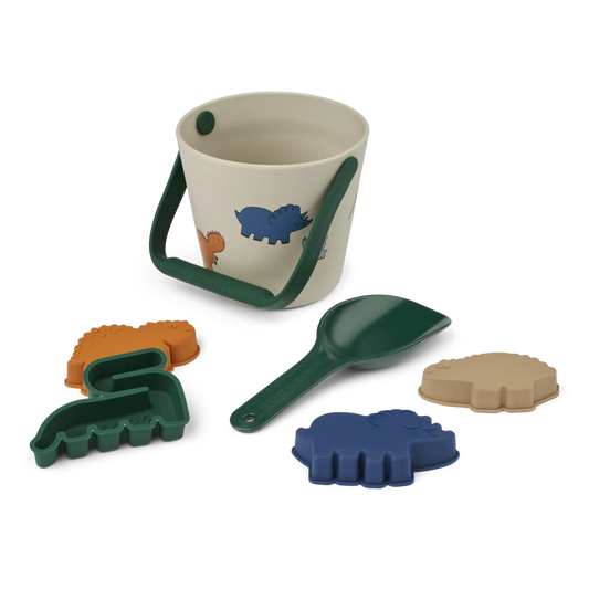 Liewood Gilma Dino Beach Set Dinosaurs / Mist