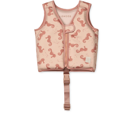 Liewood Dove Swim Vest Seahorse / Apple blossom