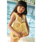 Liewood Dove Swim Vest W Frill  Flower / Lemon