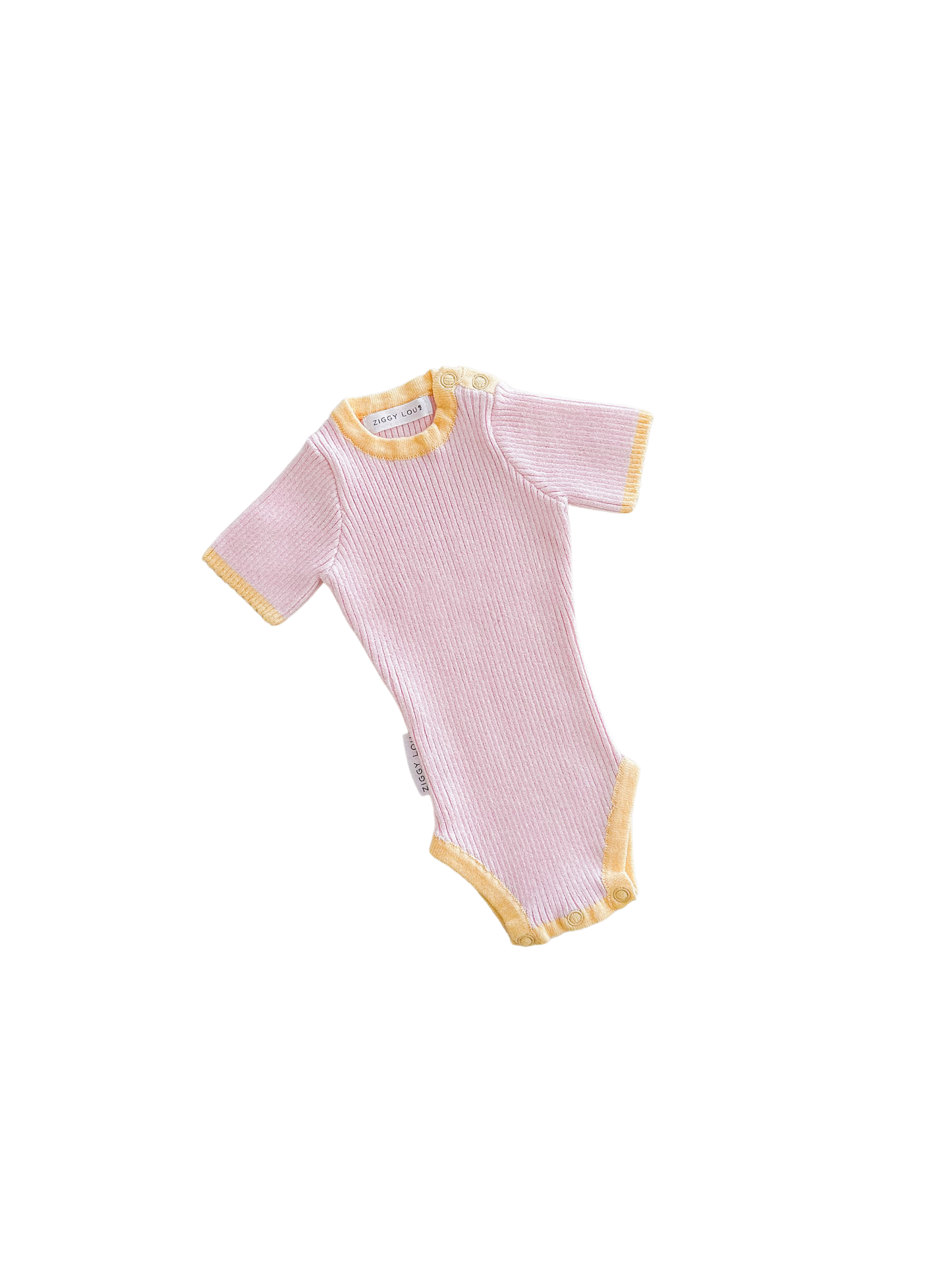 Ziggy Lou Summer Ribbed Bodysuit Clementine