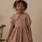 Rylee + Cru Camille Dress Brick Check