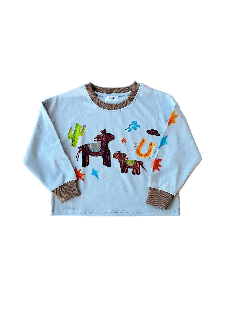 Freckles The Label Pony Club LS Tee Dove