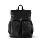 OiOi Faux Leather Backpack Black