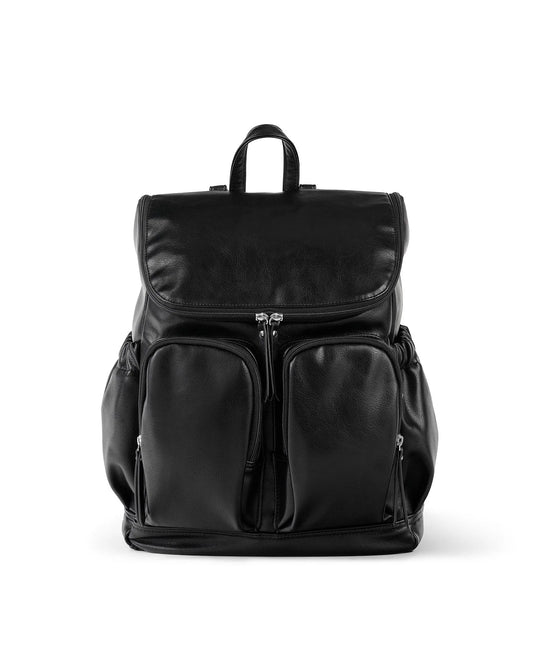 OiOi Vegan Leather Backpack Black