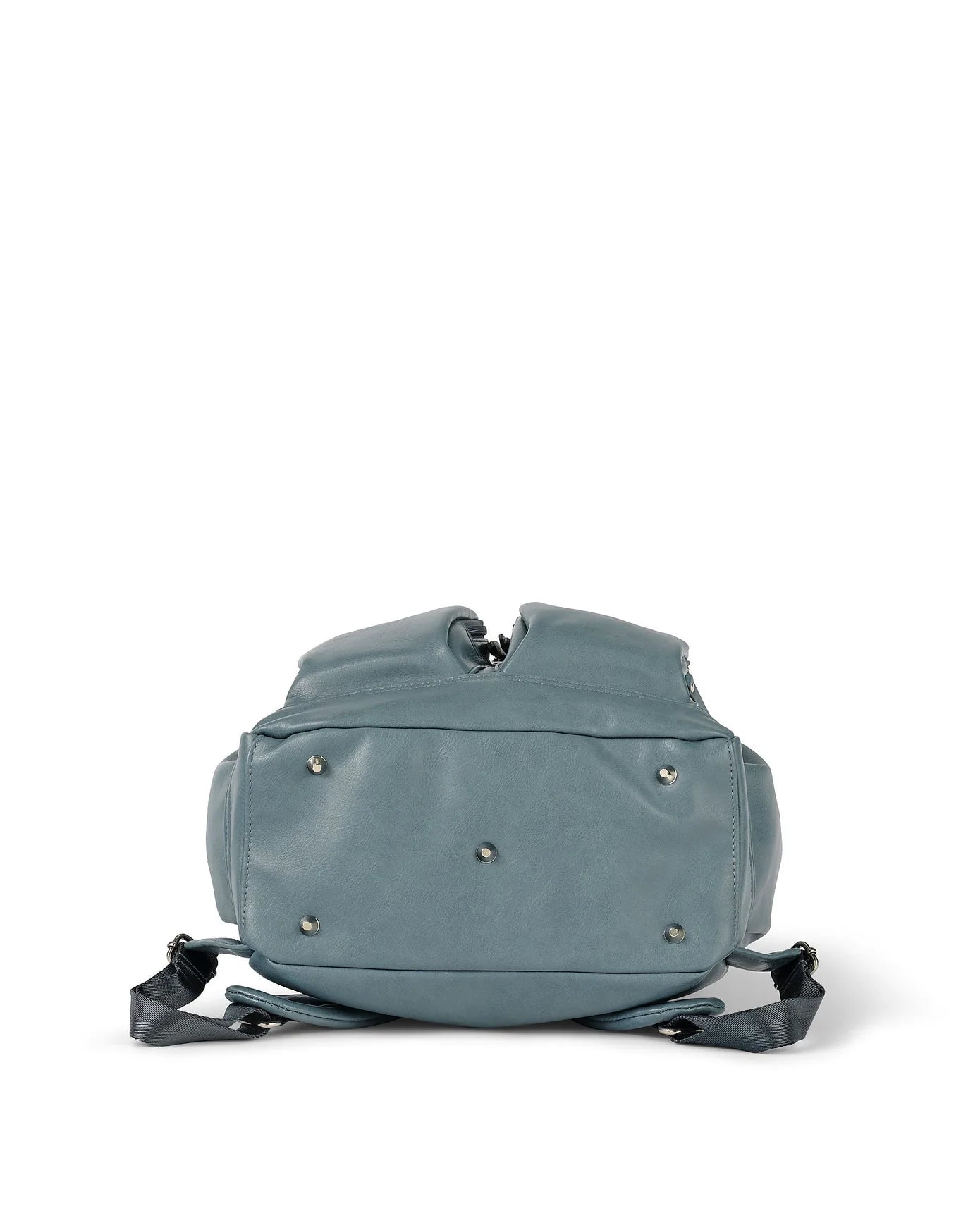 OiOi Vegan Leather Backpack Stone Blue