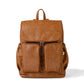 OiOi Faux Leather Backpack Tan