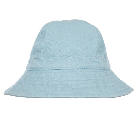 Acorn Blue Wide Brim Infant Hat