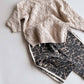 Freckles The Label Little Cub Denim Track Pants | Leopard Racer