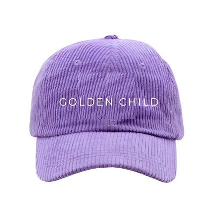 Golden Child - Childrens Corduroy Cap - Lilac