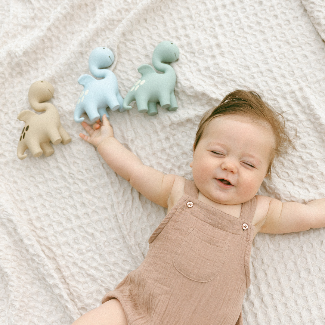 Winnie Parkes Diplo the Dino-Dragon Natural Rubber Teether