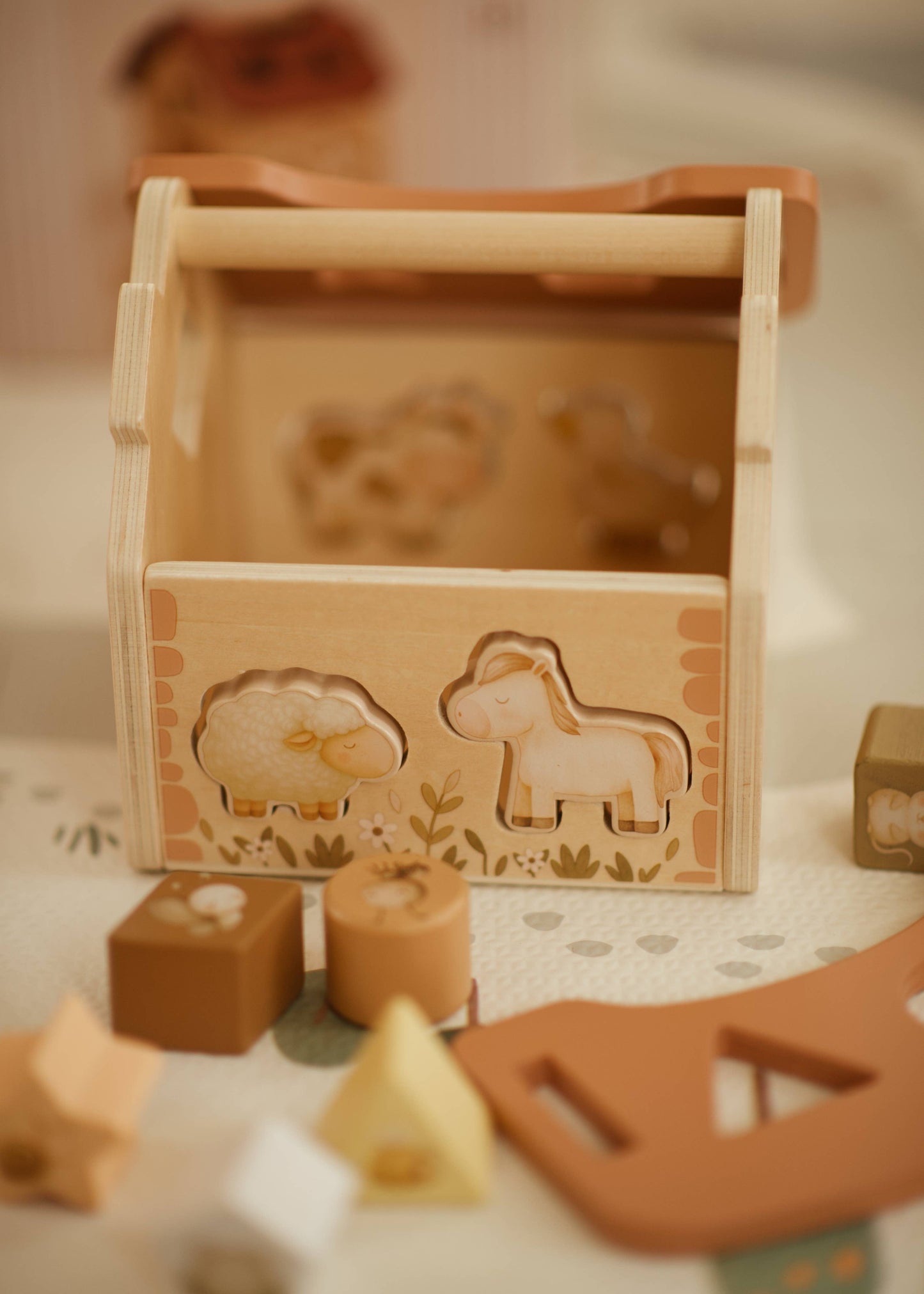 Mrs Ertha Tiny Barn Educational Puzzle